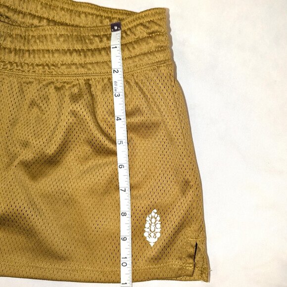 FP Movement | Free People Pull-On Athletic Hoop Shorts in Antique Gold | Medium - Picture 10 of 10